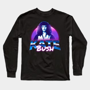 kate bush retrowave Long Sleeve T-Shirt